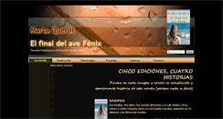 Desktop Screenshot of elfinaldelavefenix.martaquerol.es