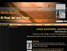 Tablet Screenshot of elfinaldelavefenix.martaquerol.es